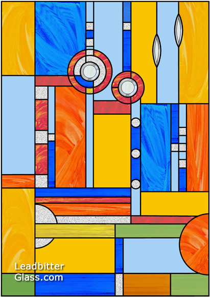Abstract Mackintosh Landing Window Design