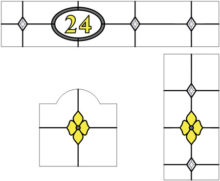Leaded Glass Numbers