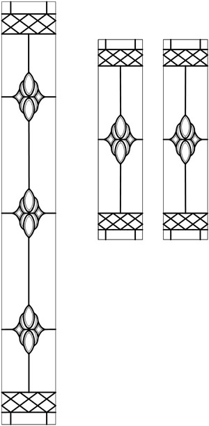 Bevelled Door And Side Panels
