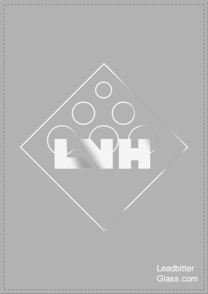 LVH Company Logo Etched Glass
