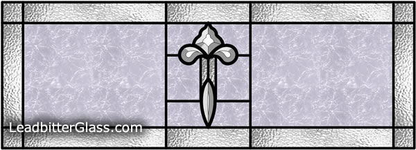 bevelled Glass toplight to match Croft doors