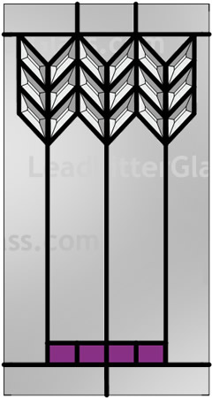 Bevelled Glass Arrows