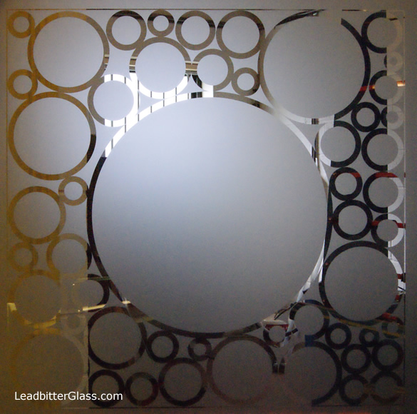 Etched Glass Circles