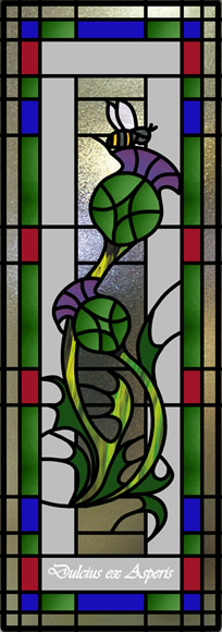 Ferguson Leaded Glass Crest