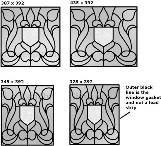 Leaded Glass Crest