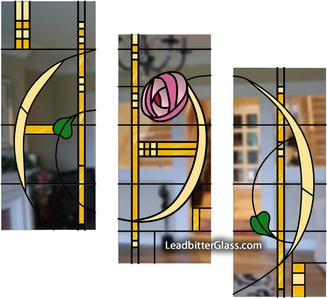 Leaded Glass Mackintosh Window