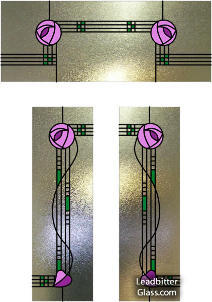 Matching mackintosh door and fanlight