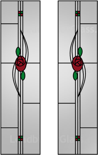 Stained Glass Mackintosh Door