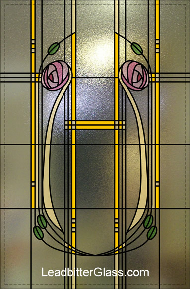 Mackintosh half Glazed Door