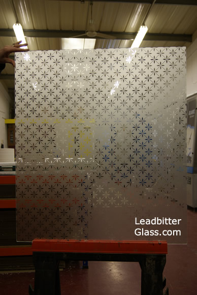 Etched Glass Background