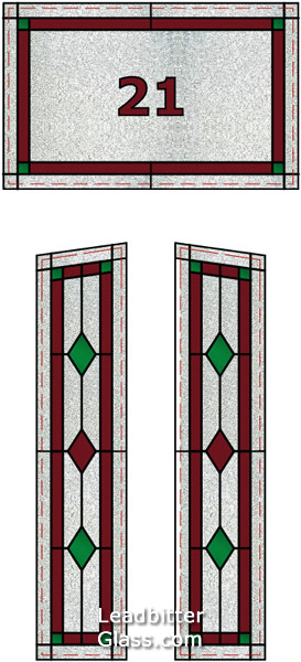 Matching Richmond Door and Toplight