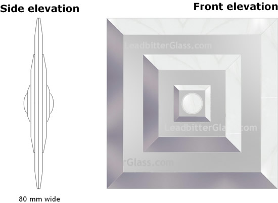 Bevelled Glass Prism