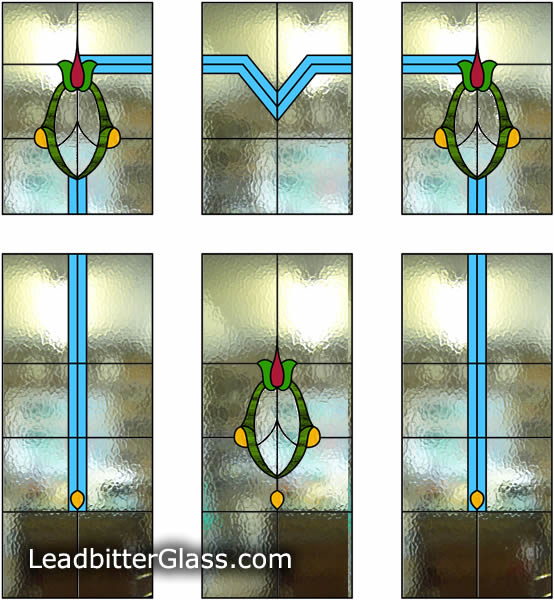 Traditional Leaded Glass Feature Window