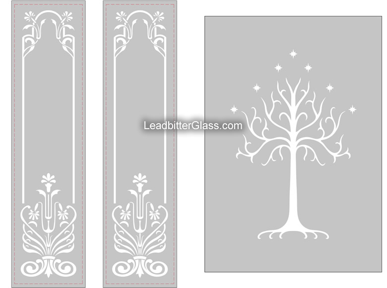 Traditional Doors and Tree Of Gondor