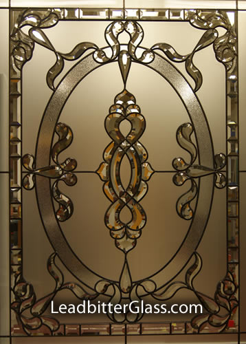 Victorian bevelled Glass Feature Window