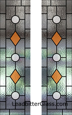 Victorian Stained Glass Minster Door