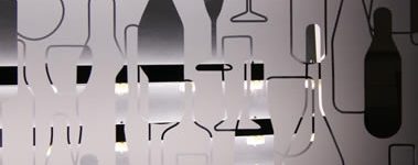 wine bar etched glass