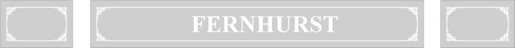 Etched glass house name