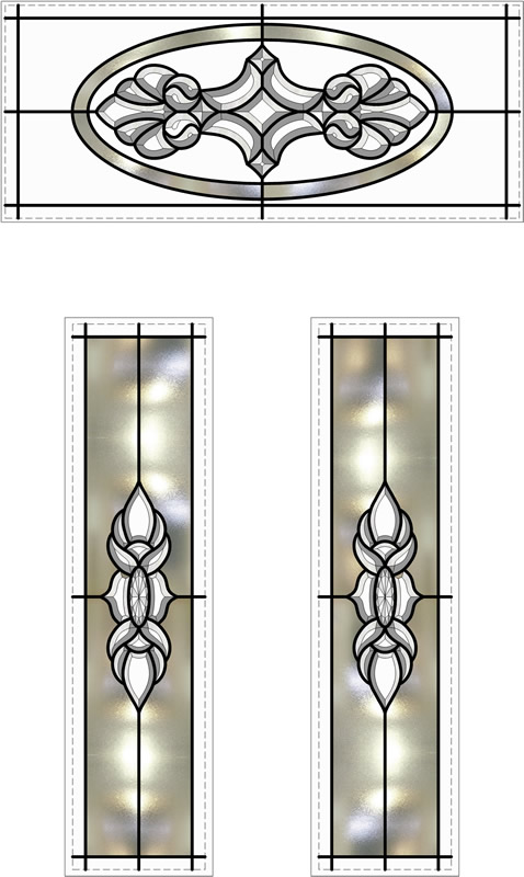 traditional-bevel-glass-door-set