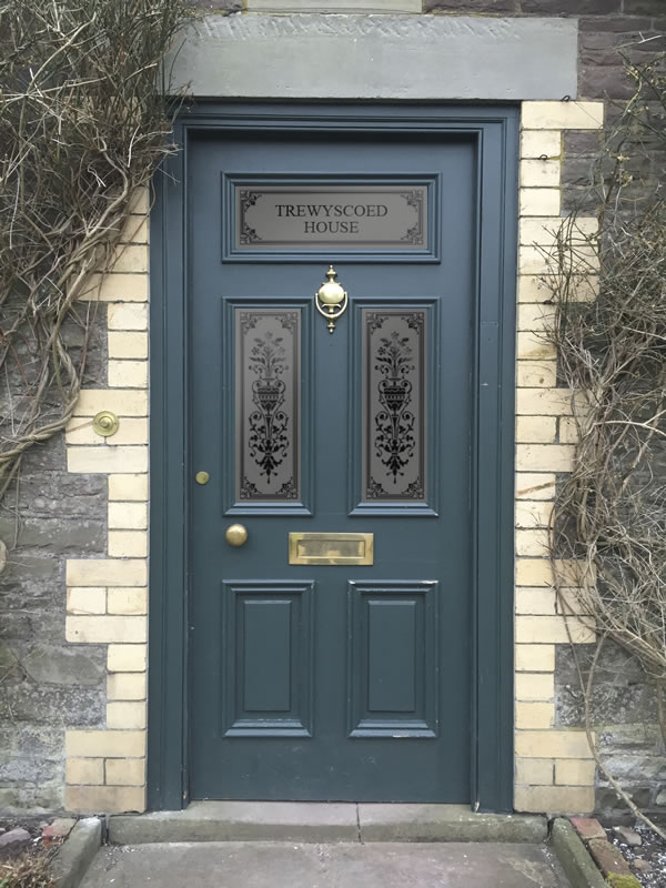 Victorian Etched Glass Door Name