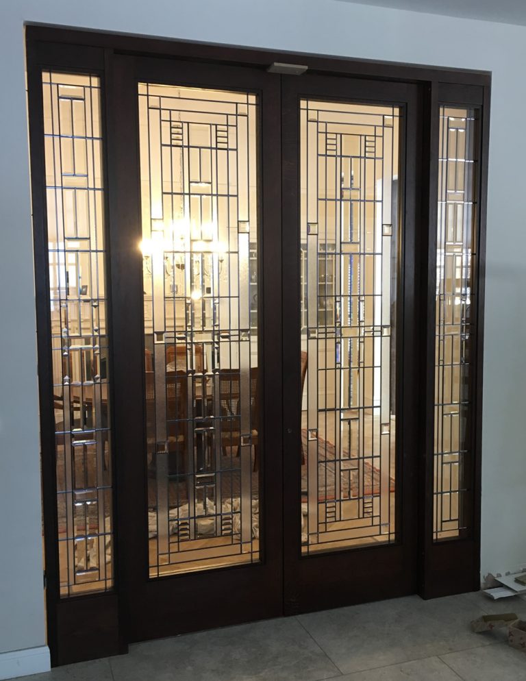 Bevelled Glass Doors Supplied To Clients in Scotland
