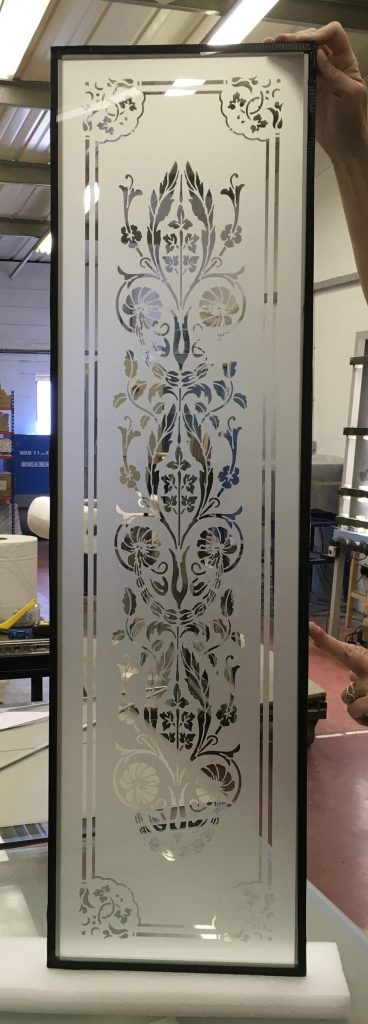 Victorian Etched Glass Porch